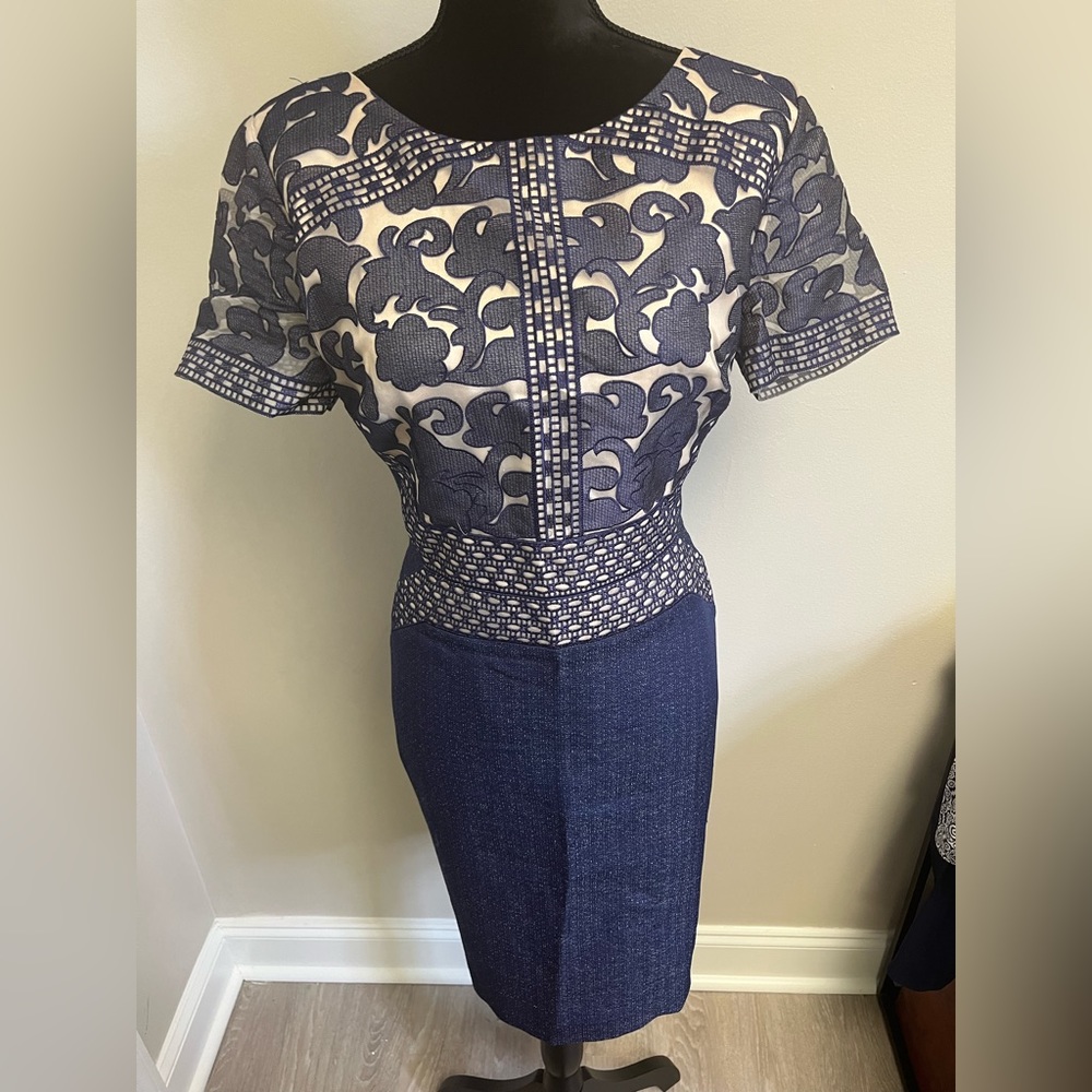 Dark Blue Professional Dress. 12
